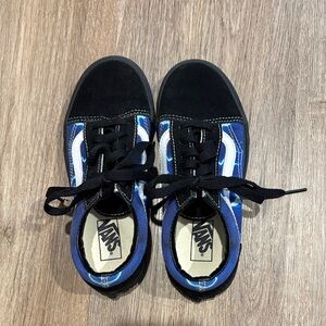 Vans Kids Sneakers in Black and Blue